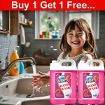 PISHARNATH Hand Wash Liquid pink 10Liter with Goodness of Rose Water, Shea, White Tea and Ginkgo Biloba