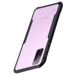 A rtistque Clear Back Cover Case for Samsung Galaxy S20 Plus Hybrid Transparent Shockproof Armor - Black