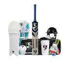 SG Multicolor Economy Cricket Set Size- 6 With Helmet