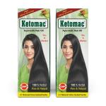 Ketomac Herbal And Natural Ayurvedic Hair Oil 130 ml (Pack Of 2)