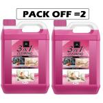 B&B BLISS & BLUSH 3 IN 1 CAR WASH SHAMPOO, FLOOR CLEANER, Dish And Toilet WASH LIQUID (10L-Pink)