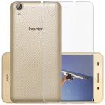 Casotec Soft TPU Back Case Cover for Huawei Honor Holly 3 - Clear