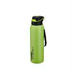 Cello Gym Star Vacuum Insulated Flask | Hot And Cold Water Bottle | Double Walled Sports Bottle For Travel, Home, Office, School | 650Ml, Green (Stainless Steel)