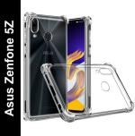 XOVO Back Cover for Asus Zenfone 5Z (Transparent, Dual Protection, Pack of 1)