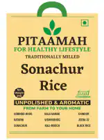 Pitaamah Sonachur Rice - 5kg - Badshahbhog Rice - Aromatic Rice - Unpolished Rice