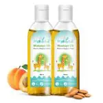 Mateo Massage Oil Mom’s Magical Meet | Nourishing Baby Massage Oil with Apricot, Wheat Germ, Sesame, and Almond Oil | Dermatologically Tested | 100% Natural & Stronger Skin Barrier 100ml (Pack of 2)