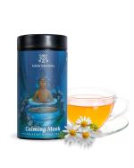 Vann Mantra Calming Monk | Relaxing Herbal Tea | 25 Tea Bags with Tea Tong | 25 * 1.5gm | Calming Tea for Stress Relief and Sound Sleep