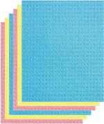 Shopimoz Sponge Wipe Large Size | 5 Pieces | Easy Kitchen Cleaning | Odorless, Reusable and Washable