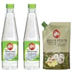 Double Horse Filtered White Vinegar 500ml with Authentic Ginger Garlic paste 200g
