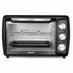 Borosil OTG Pro Plus 20 Litres Oven Toaster Griller, Motorized Rotisserie, Pizza Oven, Cake Oven for Baking | 6 Heating Option | 2 years Warranty
