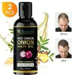 KURAIY 24K Gold & Red Onion Oil For Hair Care And Protects Damaged Hair For Moisture Hair 50 ml Hair Salon Products