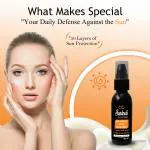 Sundradi Essential Solartonic SPF 50 Sunscreen | Hyaluronic Acid & Niacinamide 5% | Face Care Premium Product