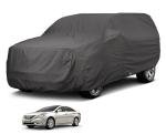 Auto Hub Car Body Cover Compatible with Hyundai Sonata Embera with Mirror Pockets, Triple Stitched, Water Resistant Car Cover, Grey