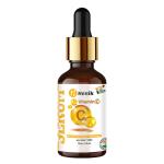 Henik Vitamin C Face Serum For Glowing Skin | Non Irritating Formula | For Dull Skin | With Mandarin | Beginner Friendly, For All Skin Types | Men & Women l 100% Vegan | 30 ml