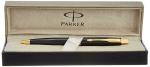 Parker Aster Laque Black Gold Trim Ball Pen