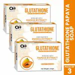 CO Luxury Glutathione Papaya Skin Brightening Soap | Kojic Acid & Aloevera Extract 100 gm each- Pack of 2