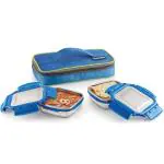 Magnus Milo 2 Airtight and Leakproof Stainless Steel Lunch Box with Carrying Bag
