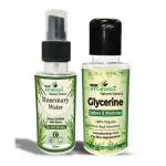 Vedicayurveda Rosemary Water With Vegetable Glycerine Hair Growth, Hair Fall Control Suitable For All Hair Types Pack Of 2