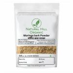 Natural Hill Organic Pure Natural Moringa Sun Dried Leaf Powder 100 Gram | For Weight Loss , Healthy Superfood | No Added Preservative | Zipper Pack | With Multani Mitti Powderb100g