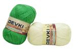 DEVKI PUSHPMANI Hand Knitting Yarn, Crochet Yarn/Wool for Sweater, Socks, CAPS ETC. Pack of 2 Balls. Each BALL-100 gm . Shade-DP1.41.200