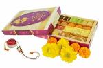 Ghasitaram Rakhi Gift Special Assorted Mawa Mithai Box(400 GMS) with Rakhi