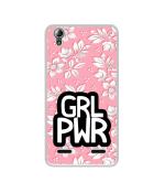 Casotec Girl Power Art Design Printed Silicon Soft TPU Back Case Cover for Lenovo A6000 / A6000 Plus