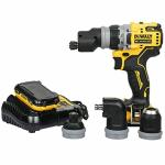 Dewalt 18 V Durable Multi Head Cordless Drill Machine with 2x2.0Ah Li-ion Batteries
