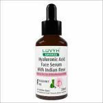 Luvyh Hyaluronic Acid Face Serum For Radiant, Glowing Skin (Fragrance & Paraben Free) 30ML