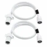 ENNIUS PTMT Connection Pipe/Hose Pipe 24 Inch For Geyser, Wash Basin (Multi Purpose) Hose Connector Plumbing Pipe For Hot & Cold Water Pack Of 2