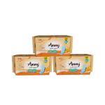 Ammy Ultra XXL Sanitary Napkins with Wings | Super Absorbent Core | 90 Sanitary Pads 3 Packs of 30Pcs Each (90 Napkins)