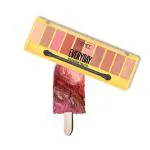 RENEE Everyday Eyeshadow 01 Rose, Long Lasting & Non-Creasing, Easy-To-Blend, Highly Pigmented with Satiny Texture, Enriched with Vitamin C & Hyaluronic Acid & Spf 30, Cruelty-Free Skincare Infused Makeup, 10 Gm