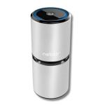 Nebelr Car Air Purifier Ionizer - 10 Million Negative Ions - Kills 99.9% Viruses - Removes PM2.5 & Dust - Portable - Designed in Japan (Silver Chalice)