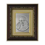 Sai Baba Photo Frames | Sai Baba Silver Plated Frame for Home Temple | God’s & Goddesses Photoframes | Spiritual & Religious Frame