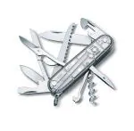 Victorinox Swiss Army Knife - Huntsman - 15 Functions, Multitool - Grey, 91 mm