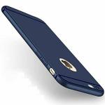 Clickfleek Apple iPhone 5 Soft Silicone with Anti Dust Plugs Ultra Thin Slim Back Cover Case for Apple iPhone 5 (Blue)