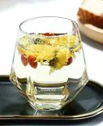 Vastarpara Premium Diamond Cut Shape Whiskey Glass Set of 6 Stemless Tumbler (310 ml)