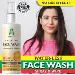 ALOETIC Waterless face wash for oil control 99% Germs cleanser & UV-Rays Protect & Refreshing Face With Cooling Scent.