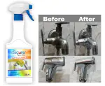 Scure Tap Cleaner 250ml, Removes Hard Water Scaling from Bathroom, Sink & Kitchen Fittings Taps