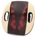 NIVKART Corded Electric NIV09 Shiatsu Back, Neck, Calf, Thigh 12 Ball Multifunction Massage Cushion Machine for Car, Home & Office Use Car Adapter & Electric Adapter Inclusive