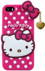 Aviaaz Apple iPhone 5C Hello Kitty Pink Silicon Back Cover