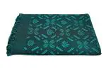 Saagar Tex Rich Pure Cotton Blanket/Single Size Blanket/Bedsheet/Soft and comfy/Summer and Winter use/Solapur Cotton Chaddar/Size: 60'' x 90''/Green /Quantity: 1 blanket