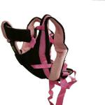 Ocean Count Black 4 in 1 Adjustable Polyester and Cotton Baby Carrier