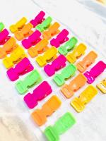 SHOPITECH 12Pcs Rainbow Multi Purpose Heavy duty Pipe Cloth Clips