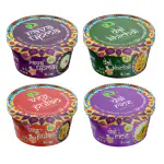 Dryfii Ready to Eat Cup Meal Dal Khichdi, Dal Rice, Rava Upma and Veg Pulao (75X4), Instant Food Combo (300g) Rehydrated Wt. 1300 gm