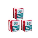 LITTLE CARE Sanitary Pads for Girls and women Organic Ultra Soft Cotton Ultra thin-XXL Size Pads( PACK OF 3) 21 pads per pack