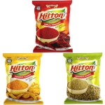 Hilton 1.5Kg Combo Pack | Coriander powder + Turmeric Powder + Chiili Powder | Pack of 3 - 500g Each
