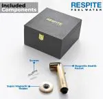Respite Rose Gold Acrylonitrile Butadiene Styrene Magnetic Health Faucet Only Gun With Magnetic Holder For Bathroom