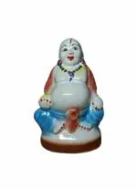 Balaji Tradings Handmade Ceramic Chettiyar Figurine Idol for Golu / Bommai for Home Décor 15.5cm