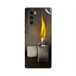 GADGETSWRAP Printed Vinyl Skin Sticker for LG Wing - zippo lighter lit