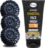 Badahair Activated Charcoal Bath Soap And Face Wash (Combo Of 4)